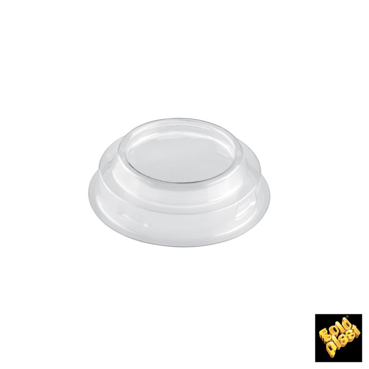 Plastic Lid PET for Plastic Tasting Cup Cone Shape High Clear 70 ml (25 Units) 