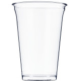 Plastic Cup PET Rigid 610ml Ø9,8cm 