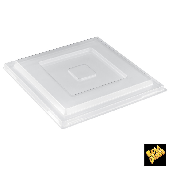 Plastic Lid for Tasting Bowl PS "Pagoda" Maxi Clear PET 500ml (240 Units)