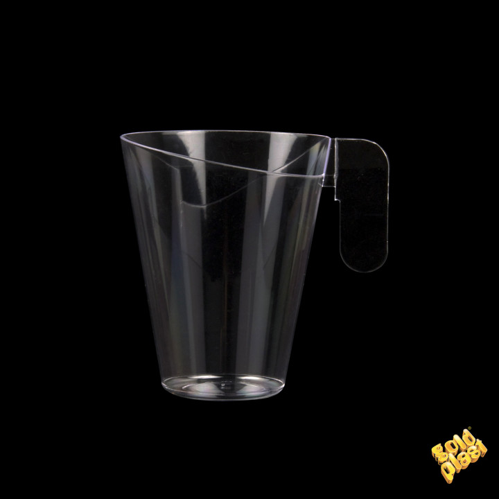 Plastic Cup "Design" Clear 155ml (144 Units)