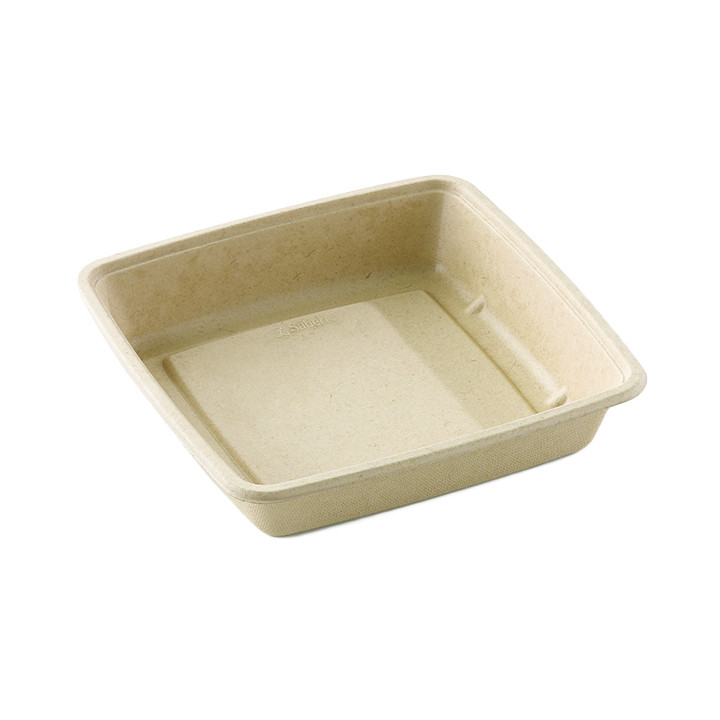 Sugarcane Container 1400ml 23x23x4cm (300 Units)