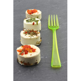 Plastic Fork Premium Green 19cm (180 Units)