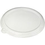 Plastic Lid Flat PET Crystal Ø21cm 