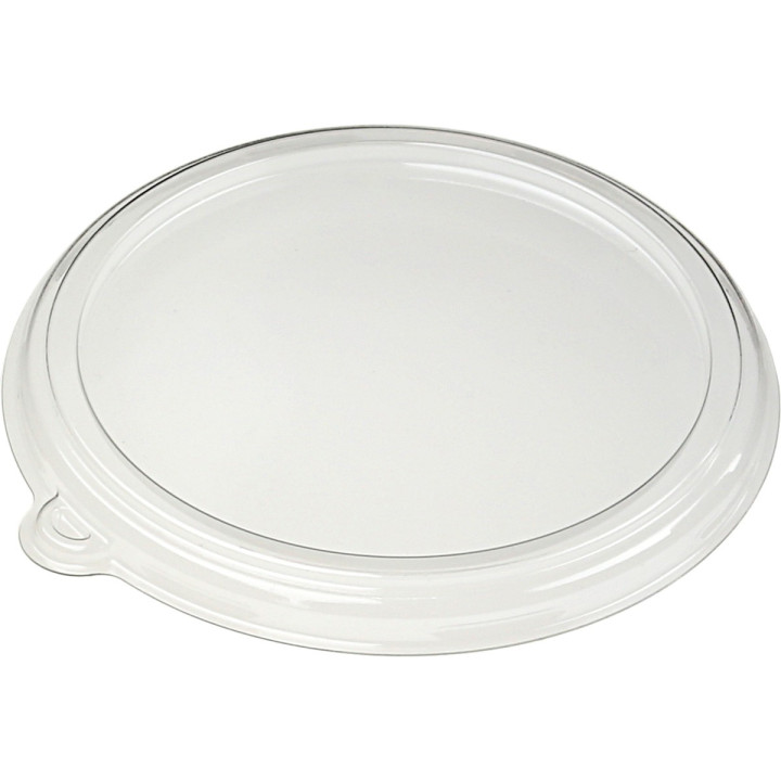 Plastic Lid Flat PET Crystal Ø21cm 