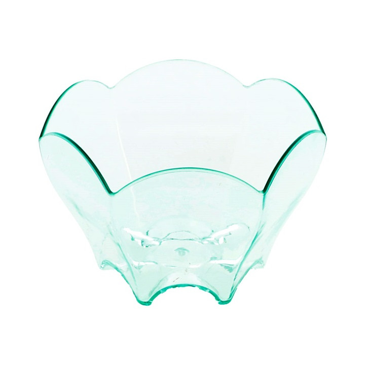 Tasting Plastic Bowl PS "Ondas" Water Green 70ml 