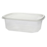 Plastic Hinged Deli Container Microwavable PP 500ml 