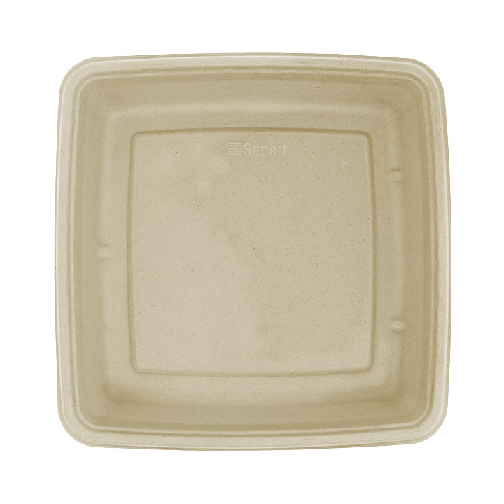 Sugarcane Container 1000ml 23x23x3cm (75 Units)  