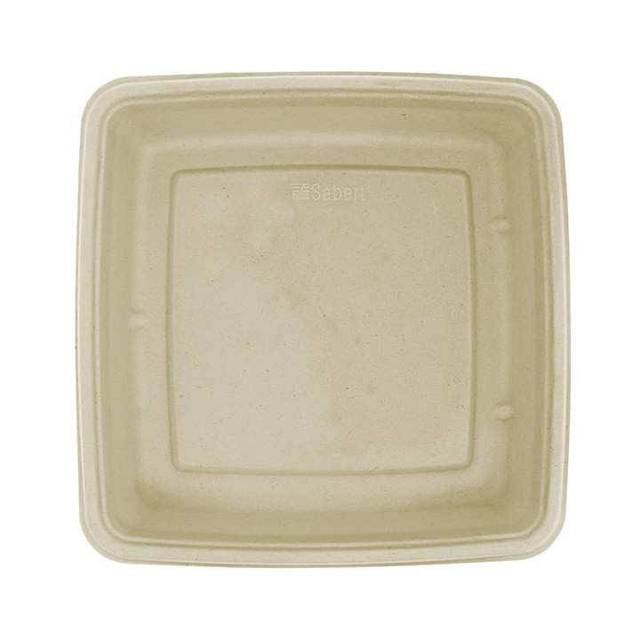 Sugarcane Container 1400ml 23x23x4cm (75 Units)  