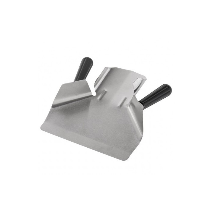 French Fries Scoop Steel 2 Handle Stainless Silver 20x22,5x5 cm (1 Unit) 