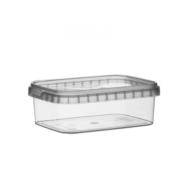 Plastic Deli Container and Plastic Lid PP Tamper-Evident 280ml 12,0x0,88cm (384 Units)