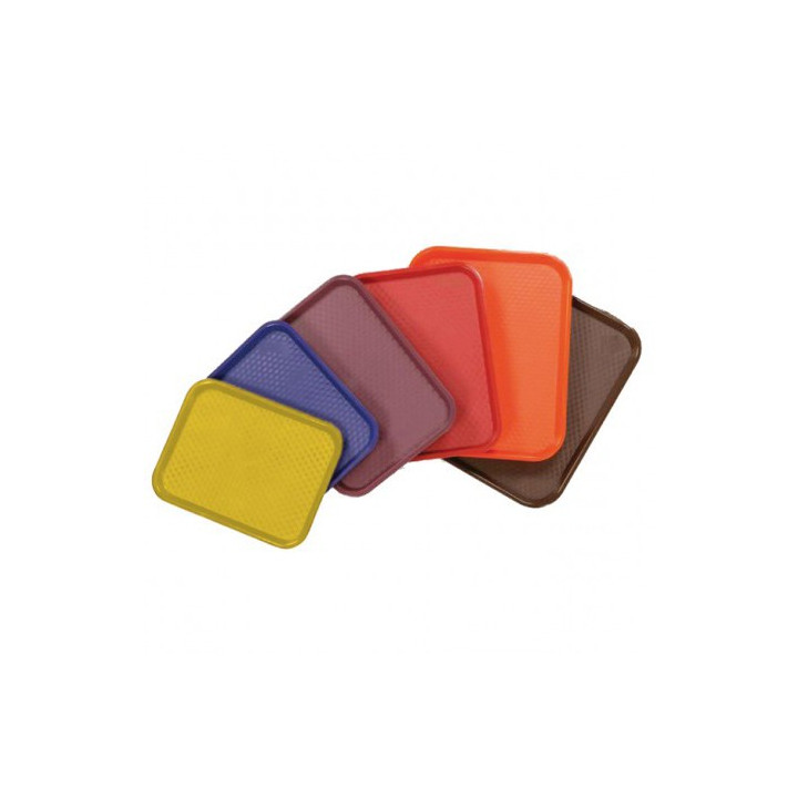 Plastic Tray Fast Food Blue 35,5x45,3cm (12 Units)