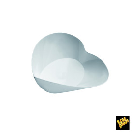 Tasting Plastic Bowl PS "Lovers" White 30ml (500 Units)