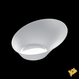 Tasting Plastic Bowl PS "Sodo" White 50 ml (500 Units)