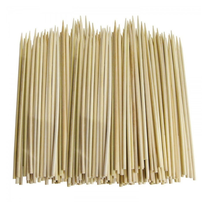 Birch Wood Skewers 30cm (100 Units)  