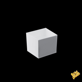 Tasting Plastic Bowl PS "Cube" White 60 ml (240 Units)