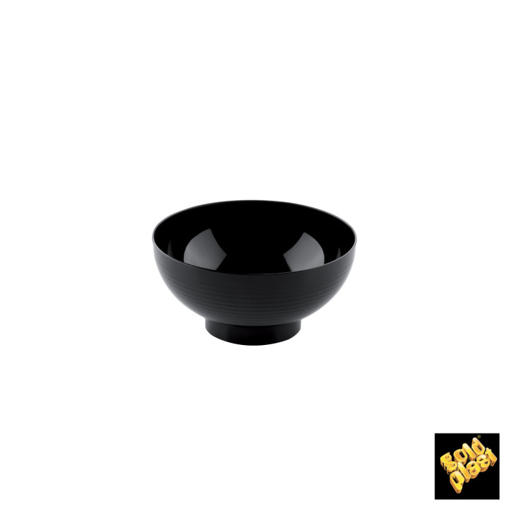 Tasting Plastic Bowl PS "Mini" Black 60ml (10 Units) 