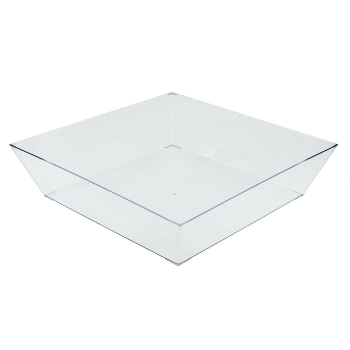 Plastic Tray Clear 25x25cm 