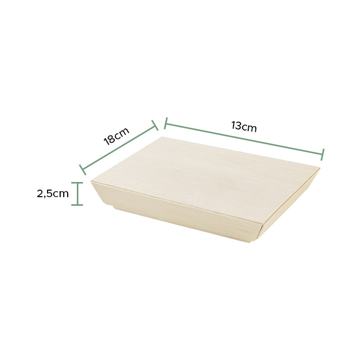 Wooden Lid 18x13cm (100 Units)