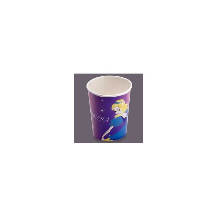 Paper Cup Princess Design 200 ml (25 Units) 