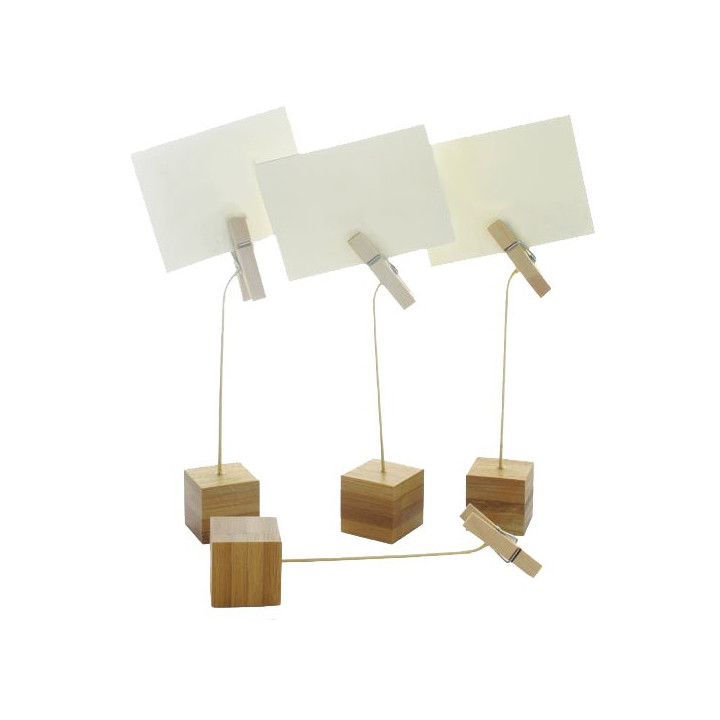 Bamboo Card Holder 13cm 