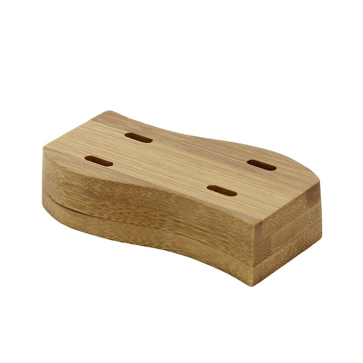 Bamboo Holder for Food Pick Golf Design 8x4cm (10 Units)