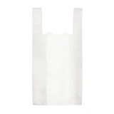 Plastic T-Shirt Bag White 25x30cm 