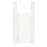 Plastic T-Shirt Bag White 30x40cm 