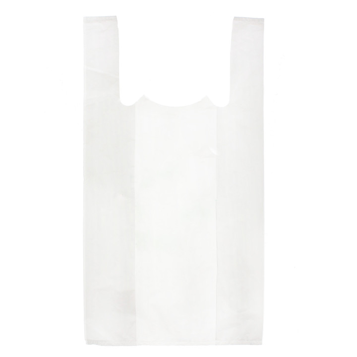 Plastic T-Shirt Bag White 40x60cm (200 Units)  