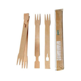 Wooden Fork Double 18cm (1000 Units)