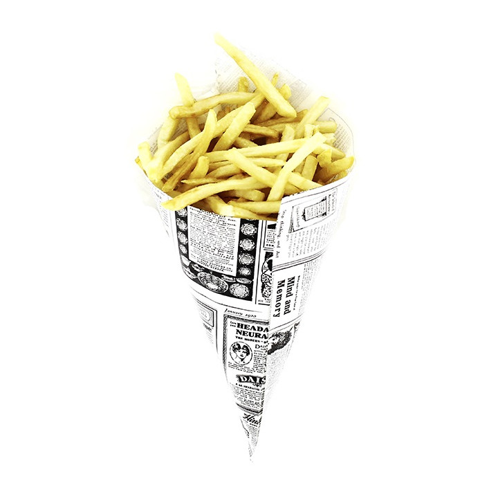 Paper Food Cone Grease-Proof "Times" 34cm 400g (1.000 Units)