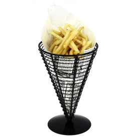 Serving Basket Containers Steel Ø12,8x18cm (1 Unit) 