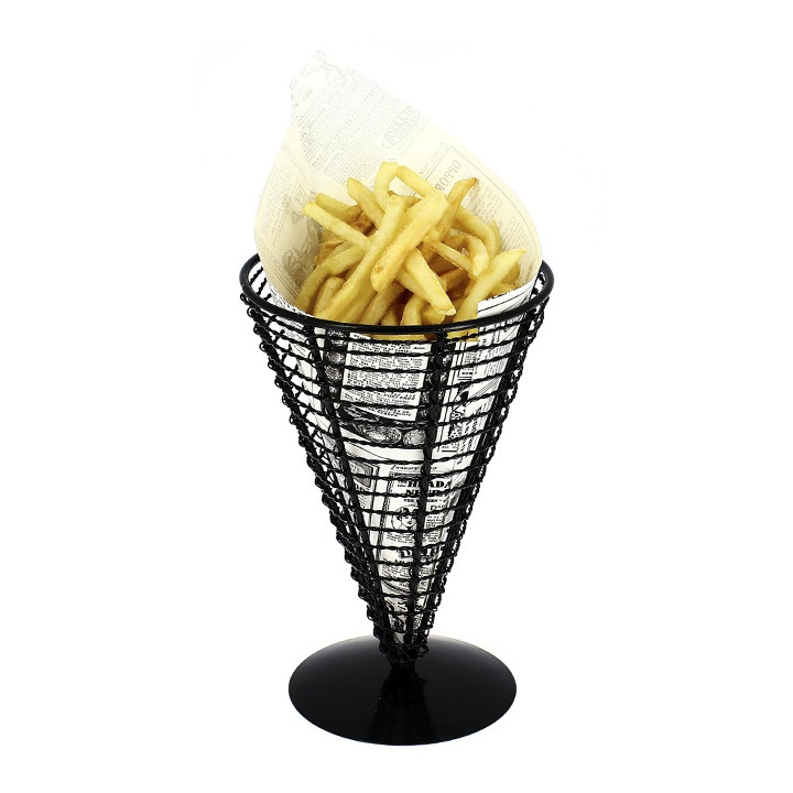Serving Basket Containers Steel Ø12,8x18cm (1 Unit) 