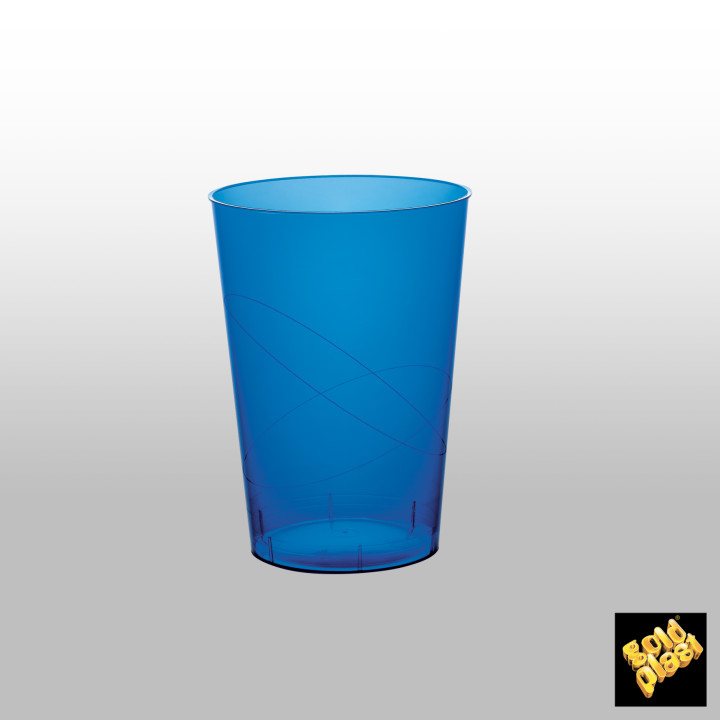 Plastic Cup PS "Moon" Blue Clear 230ml (1000 Units)