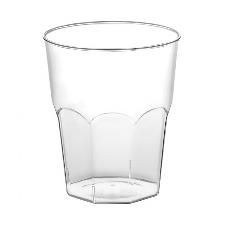 Plastic Shot PS Clear Ø37mm 25ml (1000 Units)