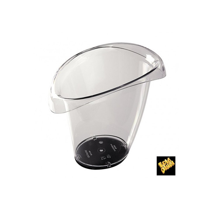 Plastic Ice Bucket Anti Drip 1 Bottle Clear SAN (1 Unit) 