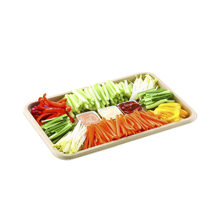 Sugarcane Tray 35x24cm (150 Units)