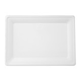 Sugarcane Tray White 20x28 cm (40 Units)