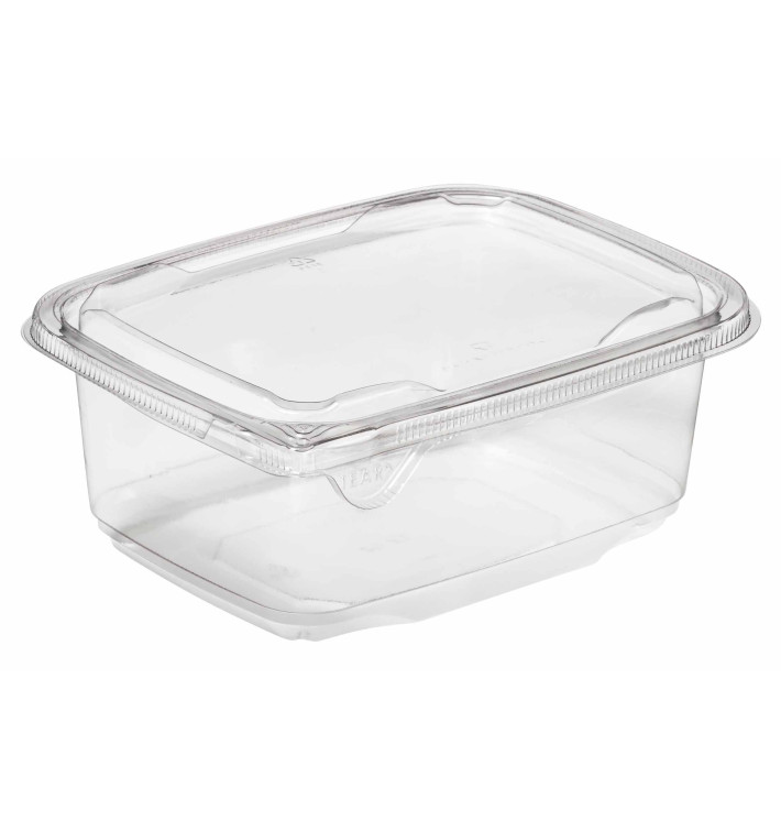 Plastic Deli Container PET Tamper-Evident 1000ml 18x14x7cm (390 Units)