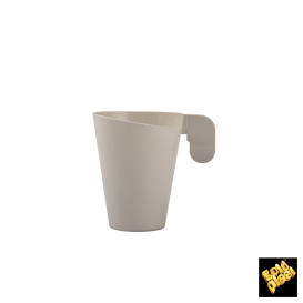 Plastic Cup "Design" Cream 72ml (240 Units)