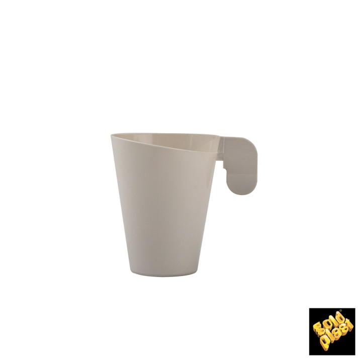 Plastic Cup "Design" Cream 72ml (240 Units)
