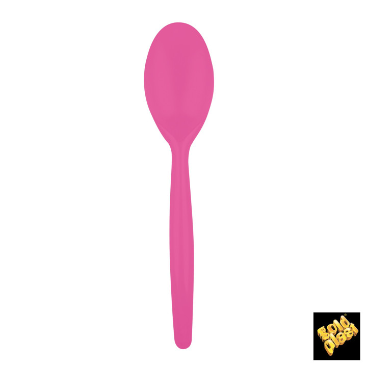 Plastic Spoon PS "Easy" Fuchsia 18,5 cm (500 Units)
