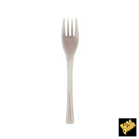 Plastic Fork PS "Fly" Beige 14cm (3000 Units)