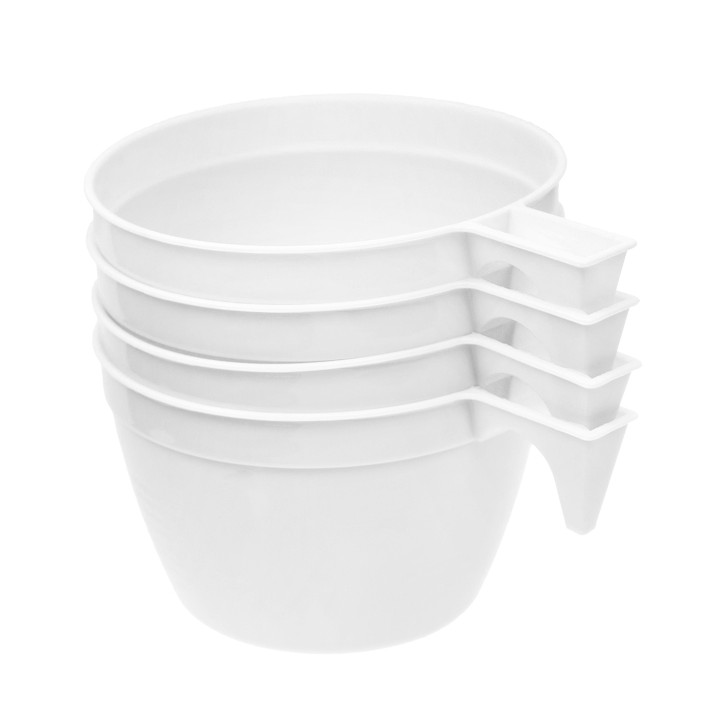 Plastic Cup White 90ml (900 Units)