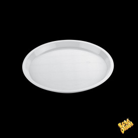 Plastic Tray White Ø32cm (25 Units)