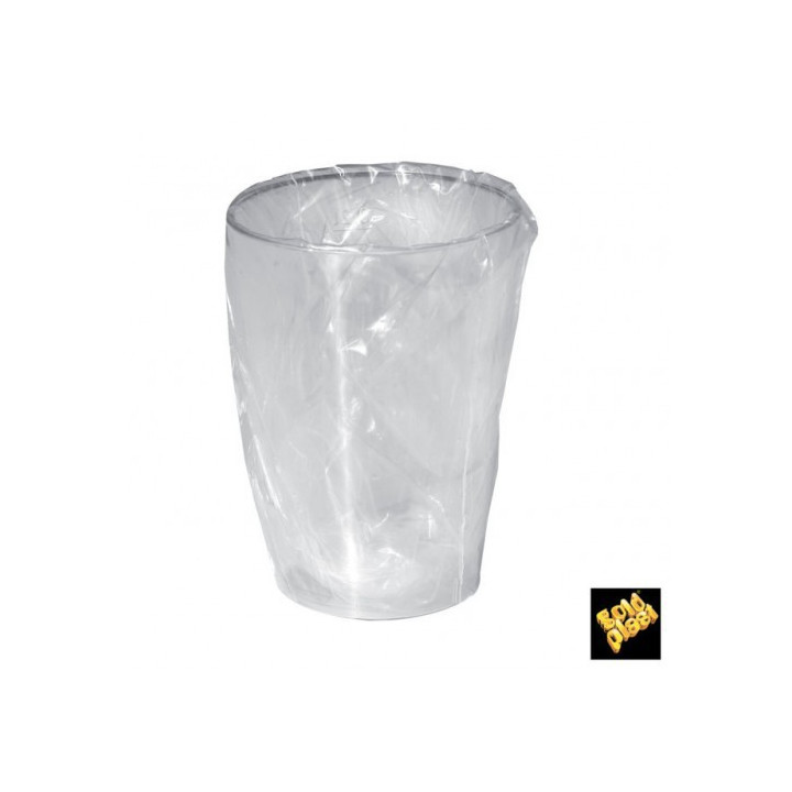 Plastic Cup PS "Moon" Wrapped Clear 230ml (500 Units)