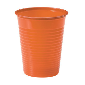 Plastic Cup PS Orange 200ml Ø7cm (1500 Units)
