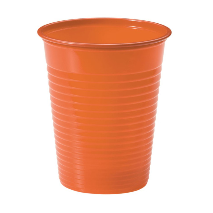 Plastic Cup PS Orange 200ml Ø7cm (1500 Units)