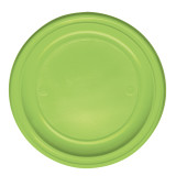 Plastic Plate PS Flat Lime Green Ø22 cm (30 Units) 