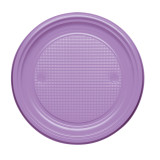 Plastic Plate PS Flat Lilac Ø17 cm (50 Units) 