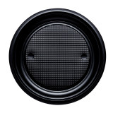 Plastic Plate PS Flat Black Ø17 cm (50 Units) 